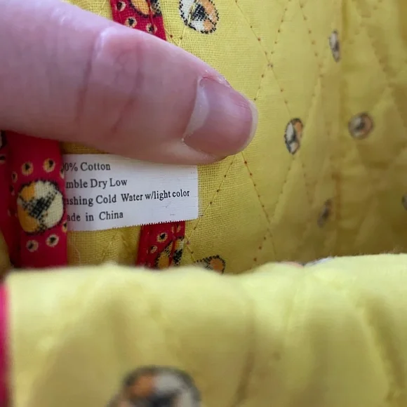 Quilted Cotton Backpack - Picture 4 of 7